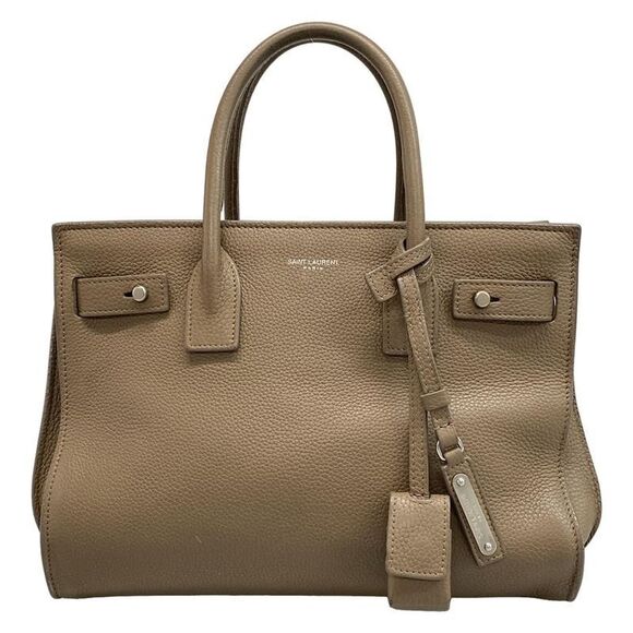 Saint Laurent Handbags - Saint Laurent Paris Tote Bag Sac De Jour Souple 477477 Brown Leather